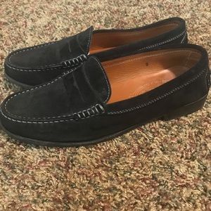 Tod’s Black Suede Loafers